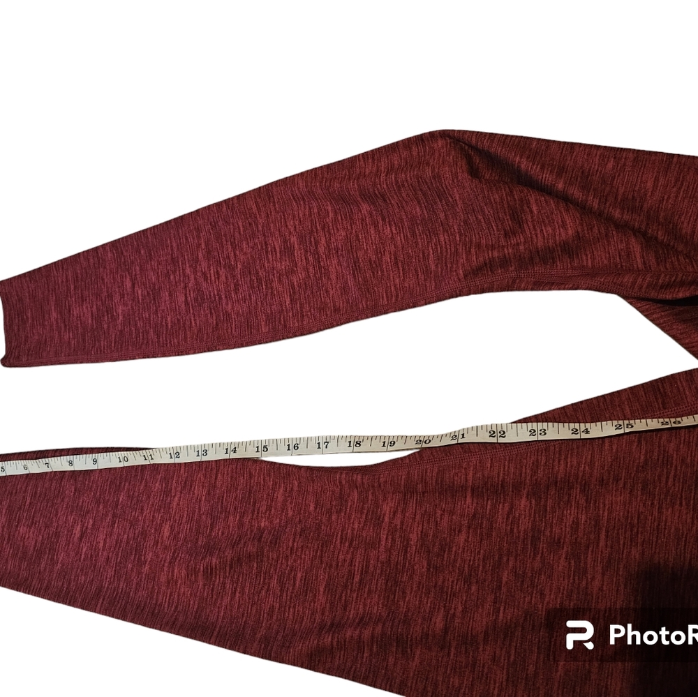 Nike Dri Fit Burgundy Leggins Size XS - Picture 6 of 6